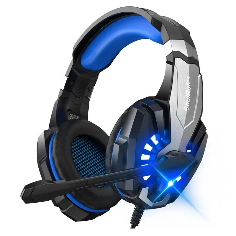 Auriculares estéreo para juegos S9 Premium para PS4, PC, Xbox One y PS5