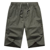 Zoro Cropped Pants Men's Summer Thin Shorts Pure Cotton Mid-Pants Outer Wear Large Size Workwear Casual Loose 555